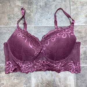 XOXO Floral Pattern Bra